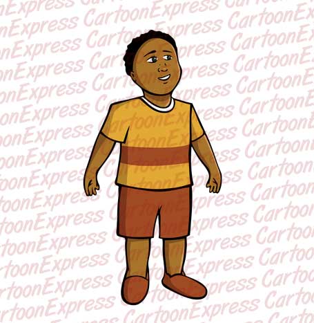 black boy broken arm